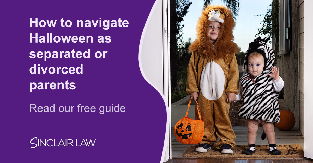 How to navigate Halloween as Separated or Divorced Parents Sinclair Law